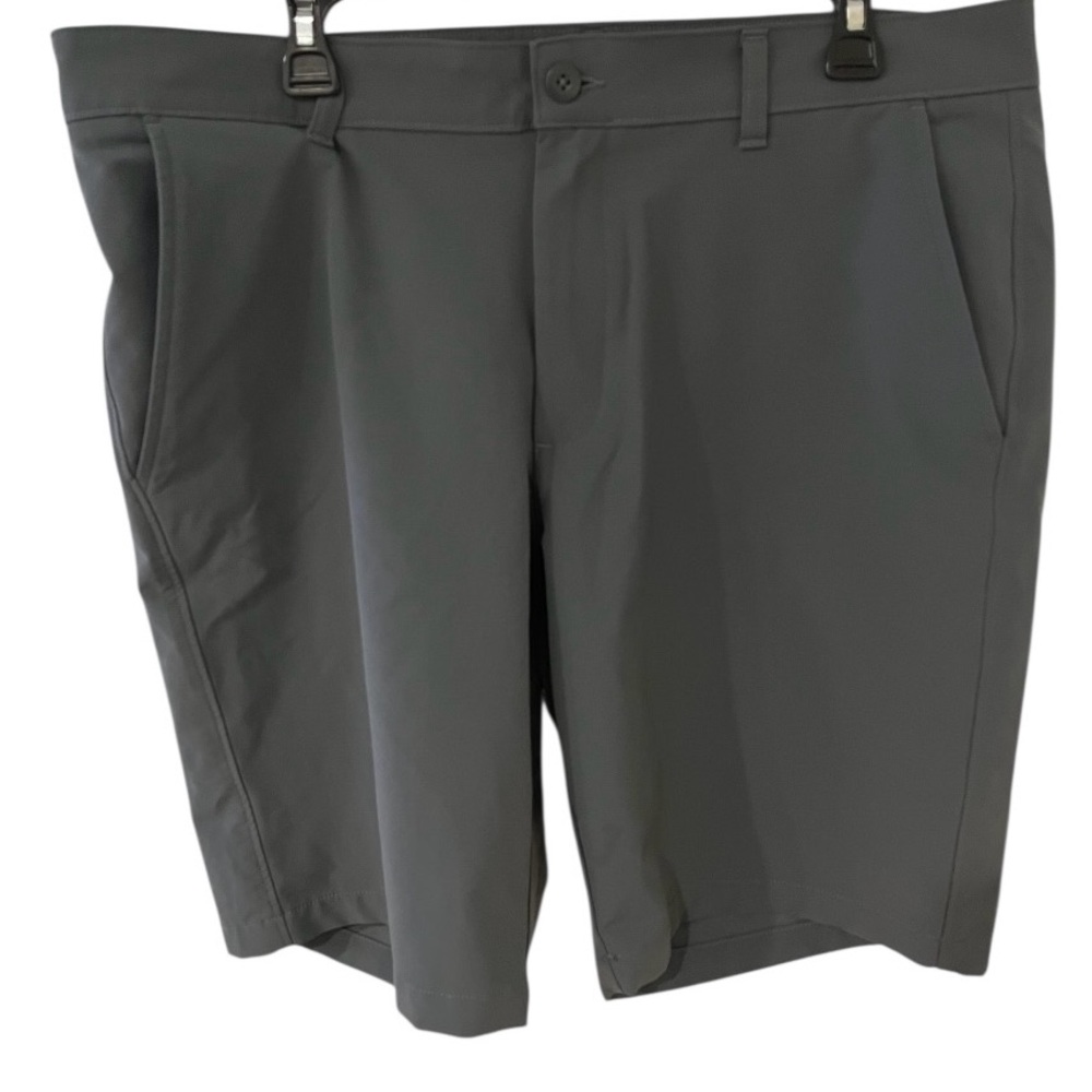 Gray Under Armour Flat Front Shorts